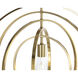 Mia 1 Light 24.25 inch Brass Pendant Ceiling Light